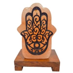 3D Hamsa Himalayan Salt Lamp